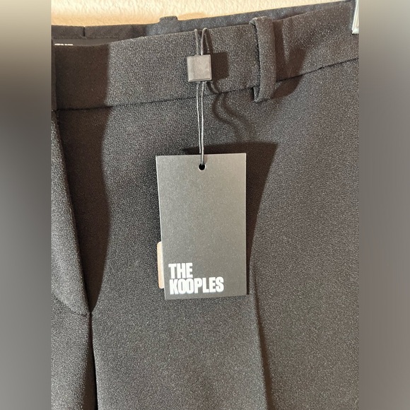 The Kooples Black Slim Fit Trousers - Size 42 (EU) / US 10 - Picture 2 of 6